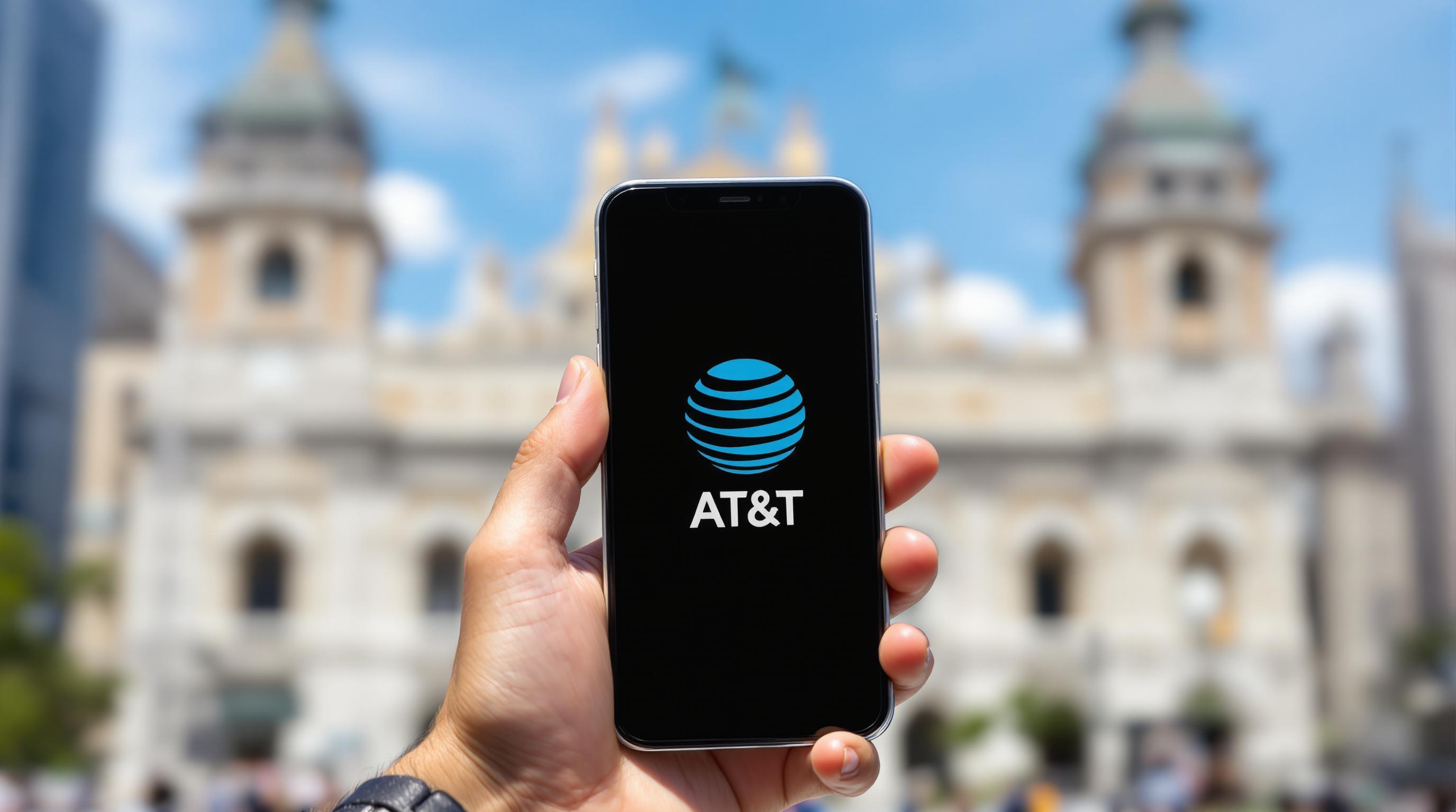 Celular moderno con fondo de Ciudad de México para desbloqueo AT&T México